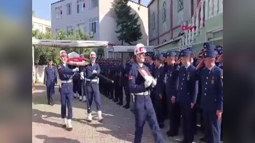 Bursa'da Emekli Binbaşı Özcan Yıldız'a askeri törenle son veda
