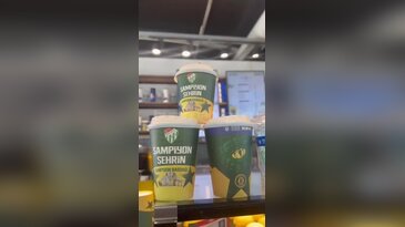 Bursaspor bardakları BURFAŞ'ta yeniden yerini aldı...