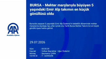 Bursa'da gören dönüp bir daha bakıyor! Takımın en küçük üyesi oldu...