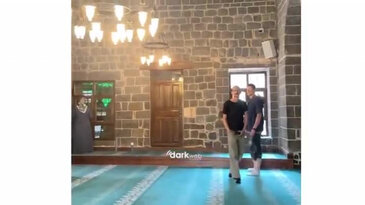 Camide çekilen görüntüye yorum yağıyor!