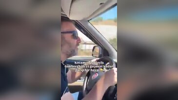 Doblo ile Lamborghini'yi solladı! Tepkisine bakın...