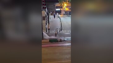 Bursa'nın göbeğinde akılalmaz sorumsuzluk! Yangın vanasını açıp kayıplara karıştılar