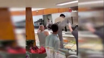 Yüreğiniz kaldırmayacaksa sakın izlemeyin: Markette dehşet anları
