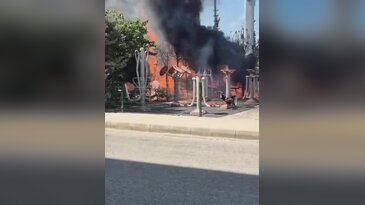 Çöplük alanda çıkan yangın korkuttu! Yerleşim yerlerine sıçramadan söndürüldü...
