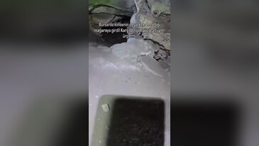 Bursa'da kimsenin cesaret edemediği mağaraya girdi! Karşılaştığı manzara tüyler ürpertti