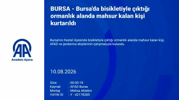 Bursa'da ormanlık alanda yardım çağrısı: Ekipler kısa sürede ulaştı