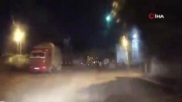 Gece 01.00'de gökyüzünde şok eden görüntü! Saniyeler içinde kayboldu