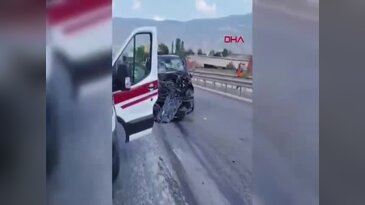 Çorum FK'lı Atakan Akkaynak ve ailesi kazada yaralandı