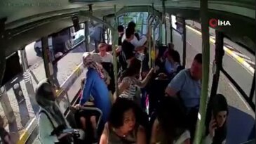 Minibüste fenalaşan genç kız için şoför güzergahını değiştirdi