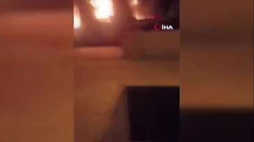 Patlama sesleriyle sarsıldılar! Anne ve oğlu alevlerin arasında kaldı