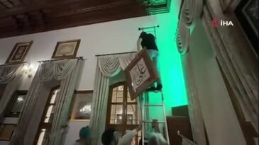 Üft&acirc;de Hazretleri'nin makamında baskı levhaları yeniden tefriş edildi