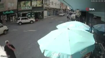 Bursa'da motosiklete çarpıp kaçtı! Kamere görüntüleri ortaya çıktı