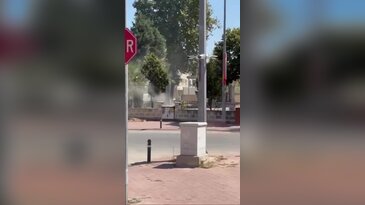Bursa'da çıkan trafo yangını korkuttu!