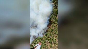 Bursa'da bir orman yangını daha! Biri sönüyor diğeri başlıyor...