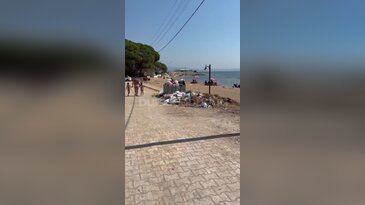 Bursalıların akın ettiği ünlü sahilde keyif kaçıran görüntü!