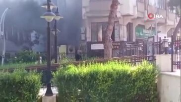 Bursa'da korku dolu anlar! Trafo patladı, yangın çıktı...