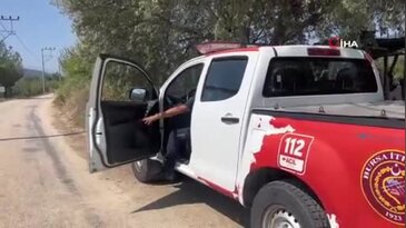 Bursa'da alevlerin üzerine yürüyen kahraman teyze! Yüzündeki is her şeyi anlatıyor