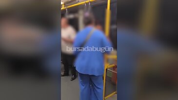 Bursa metrosunda ağızları açık bırakan görüntü!
