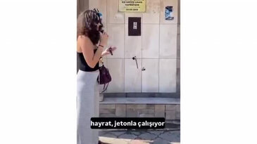 Çeşmeye yaklaştı, gördüğüne inanamadı!