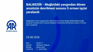 Bursa ekibinin dönüşü kabusa döndü! Arazöz devrildi, 5 yaralı...