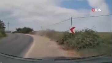 Bursa'da ölümden döndüler! Viraja böyle girdi, kaza kaçınılmaz oldu