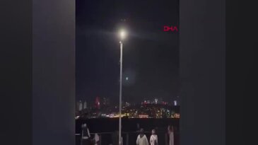 Üsküdar sahilinde dikkat çeken anons! Polis dronu havadan uyardı