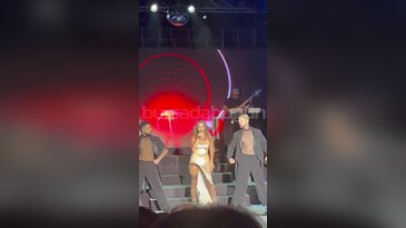 Hadise Bursa'da sahne şovuyla nefes kesti!