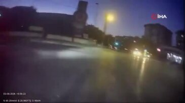 Bursa'da kırmızı ışıkta geçti, pişkinliği pes dedirtti! O anlar kamerada