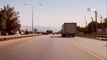 Bursa'da ölümden döndü! O anlar kamerada