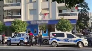 İzmir'de bankada soygun paniği! Polis ekipleri alarma geçti