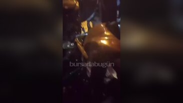 Bursa'da feci kaza! İki araç çarpıştı, yaralılar hastaneye kaldırıldı...