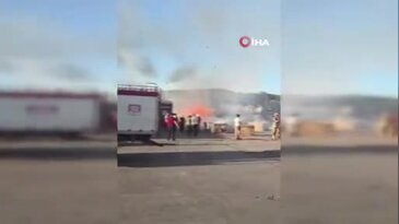 Bursa'da geri dönüşüm tesisinde yangın!
