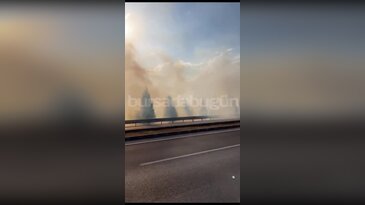 Bursa'da çevreyolunu dumanlar kapladı! Alevler hızla yayılıyor...