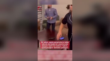 Görüntü Türkiye'den! Karısını başka biriyle yakaladı, sonrasında yaşananlar bomba