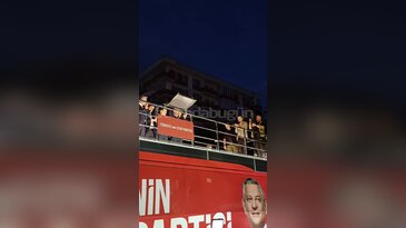 Özgür Özel Bursa'da FSM Bulvarı'nda konuştu: "Hodri meydan"