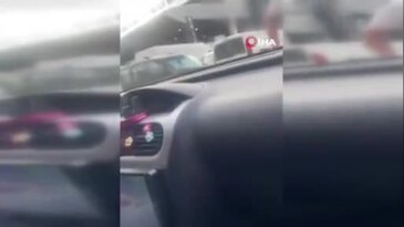 Korna çaldı, olanlar oldu! Otomobilin önünü kesip ölümle tehdit etti
