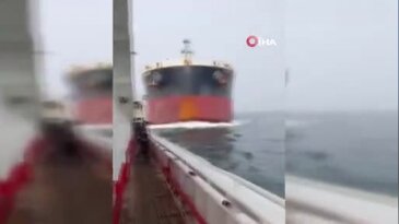 Denizin ortasında korku dolu anlar! Can pazarı yaşandı