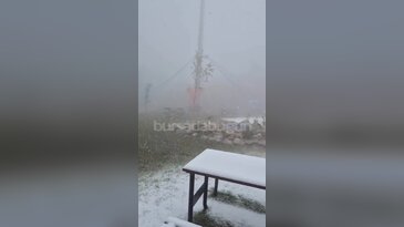 Uludağ beyaza büründü! Gerçek sonradan ortaya çıktı