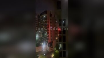 Bursa'da 10 katlı apartmanda büyük yangın! Dumanlar her yerden görünüyor...