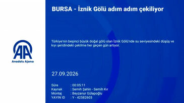 İznik gölü adım adım çekiliyor