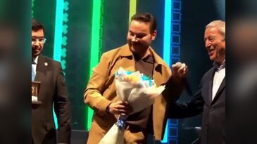 Konserde beklenmedik kaza! Hulusi Akar neye uğradığını şaşırdı