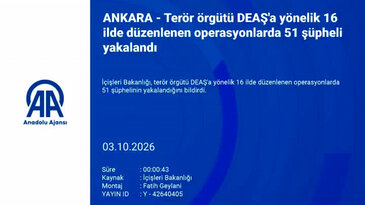 Terör örgütü DEAŞ'a yönelik operasyon! Bursa da dahil...