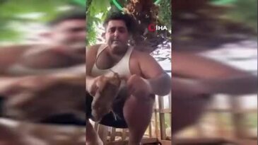 İnfial yaratan görüntü! Neyse ki yaptığı yanına kar kalmadı