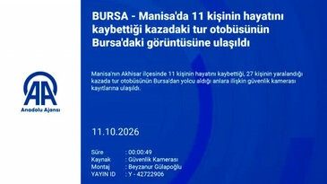 Bursa'da yürekler yangın yeri! 11 kişinin can verdiği kazanın görüntüsü ortaya çıktı...