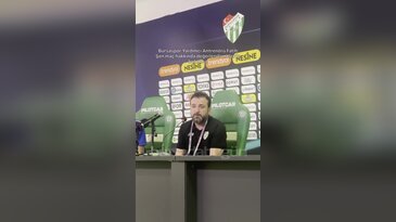 Bursaspor-Mardin 1969 Spor maçı sonrası teknik heyetten değerlendirmeler