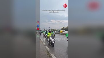 Bursa'da kazada hayatını kaybeden kurye böyle uğurlandı!
