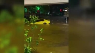 Yalova'da sağanak kabusu! Dereler taştı, araçlar sulara kapıldı