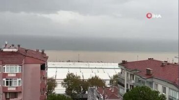 Bursa'da yağış sonrası denizin rengi değişti! Çamurlu sular Marmara'ya ulaştı