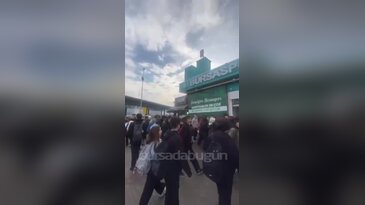 Bursa'da Acemler Metro İstasyonu'nda yoğunluk!