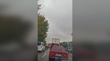 Bursa'da yağmur trafiği vurdu